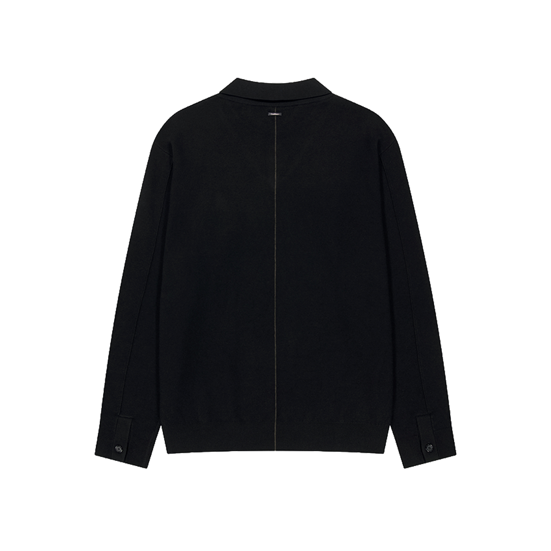 지오송지오 셈블런스 레이어드 카라 니트 블랙 ZI5KT827BK(ZIOSONGZIO SEMBLANCE Layered Collared Knit Black) - 2