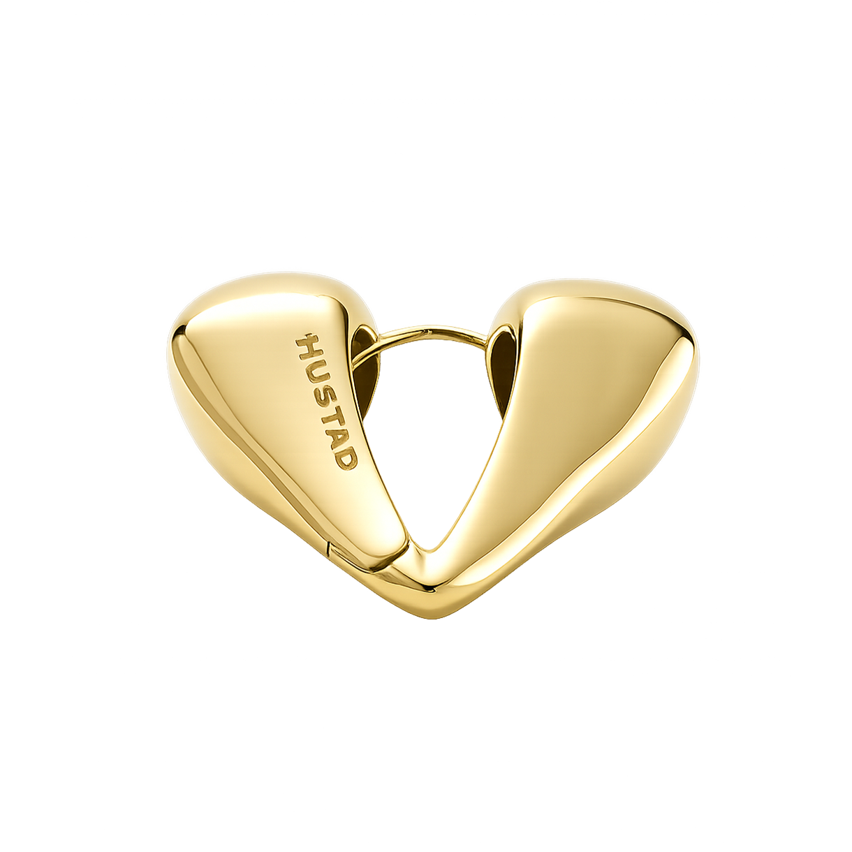 휴스타드 264 트윈 하트 골드 이어링(HUSTAD 264 Twin Heart Gold Earring) - 3