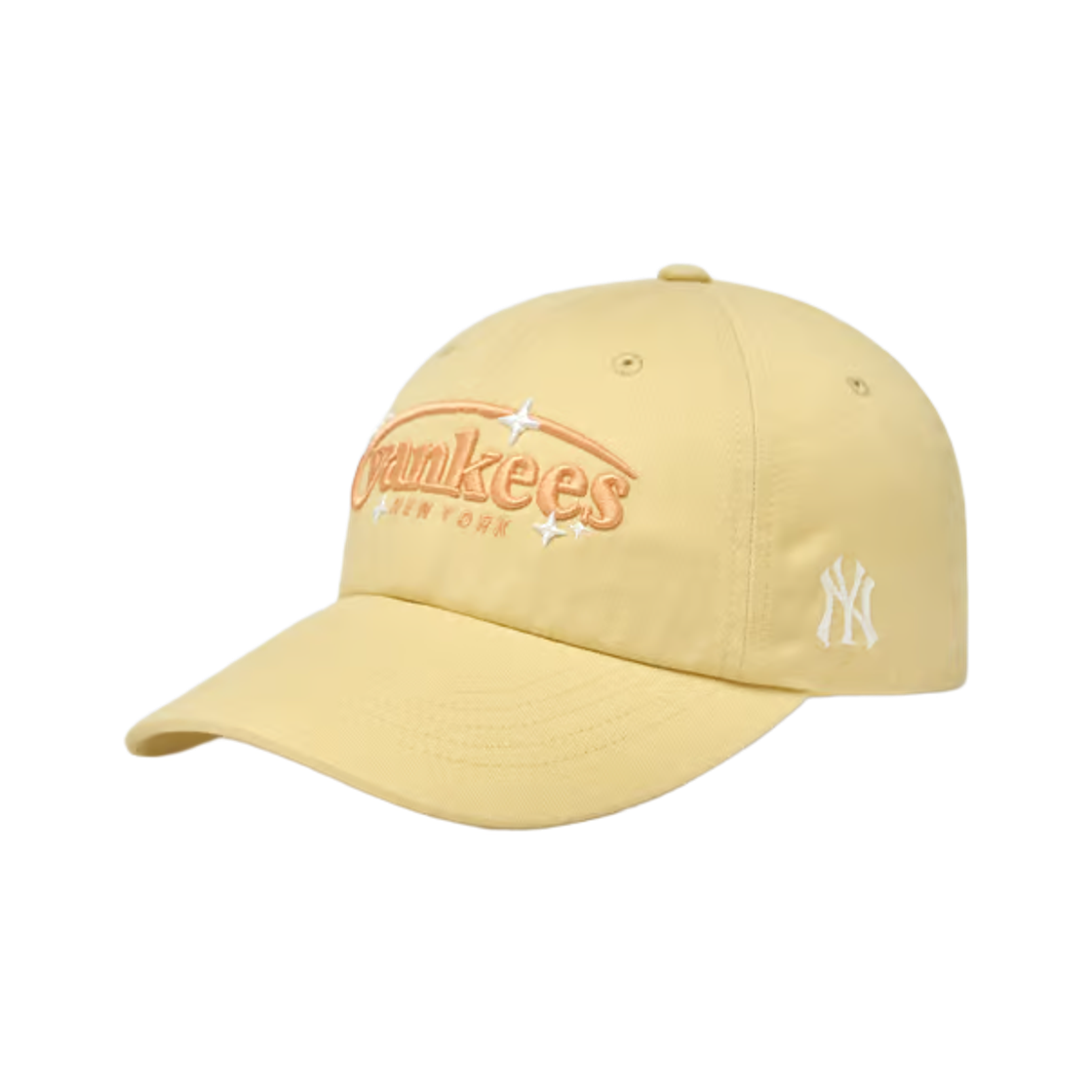 MLB 큐트팝 언스트럭쳐 볼캡 뉴욕양키스 옐로우(MLB Cute Pop Unstructured Ball Cap New York Yankees Yellow)