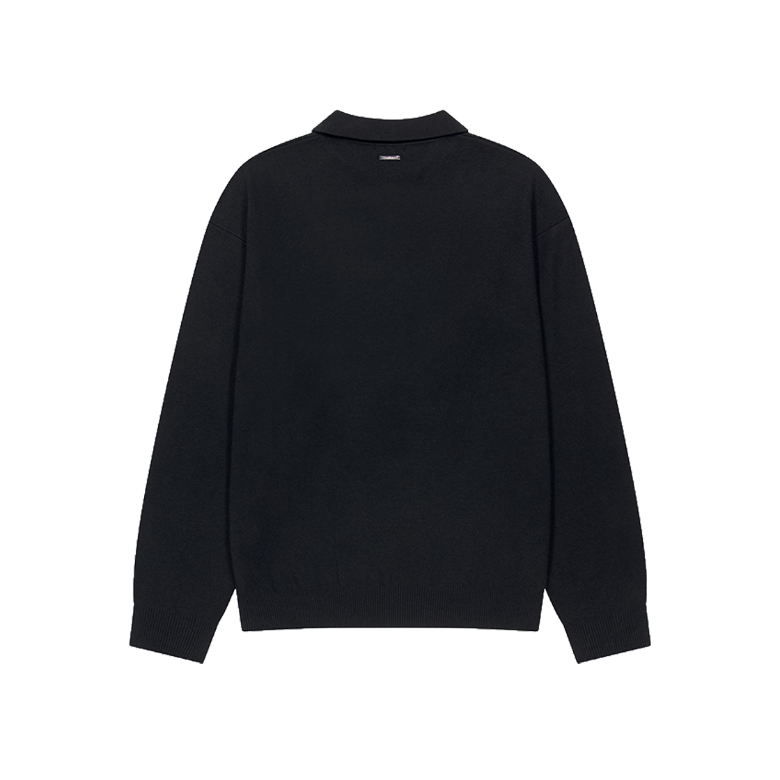 지오송지오 셈블런스 하프집업 카라 니트 블랙 ZI5KT824BK(ZIOSONGZIO SEMBLANCE Half Zip Up Collar Knit Black) - 2