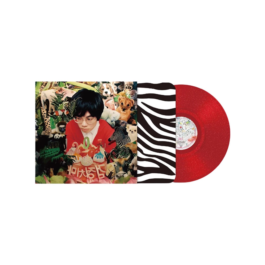 검정치마 정규 1집 201 LP 레드 글리터(The Black Skirts 1st Album 201 LP Red Glitter)