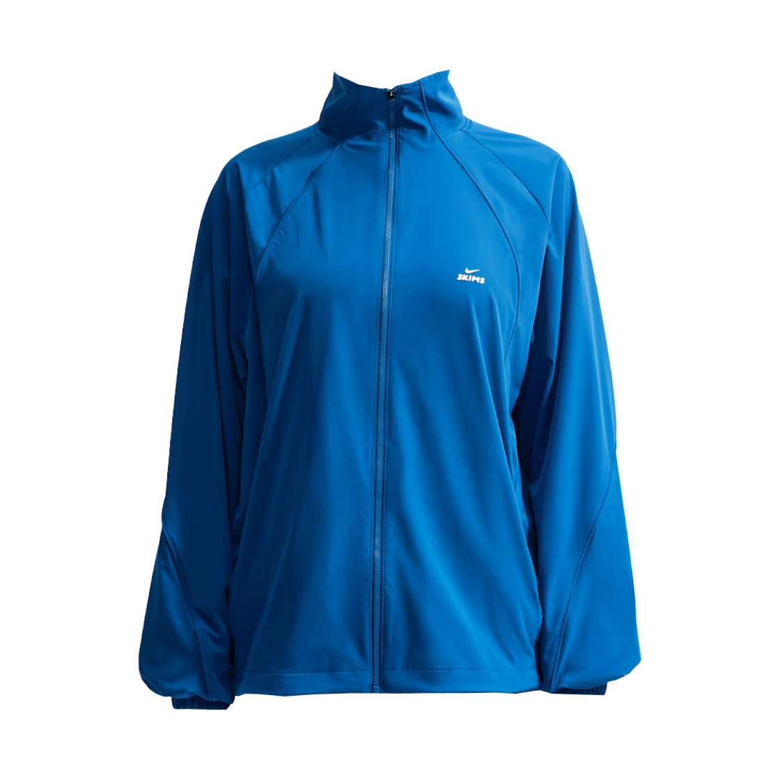IU2223-445 (W) NikeSKIMS Stretch Nylon Oversized Jacket Cobalt