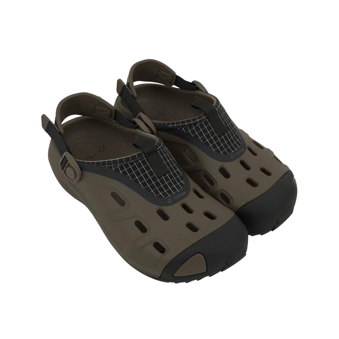 크록스 x 헬리녹스 퀵 트레일 클로그 월넛(Crocs x Helinox Quick Trail Clog Walnut) - 4