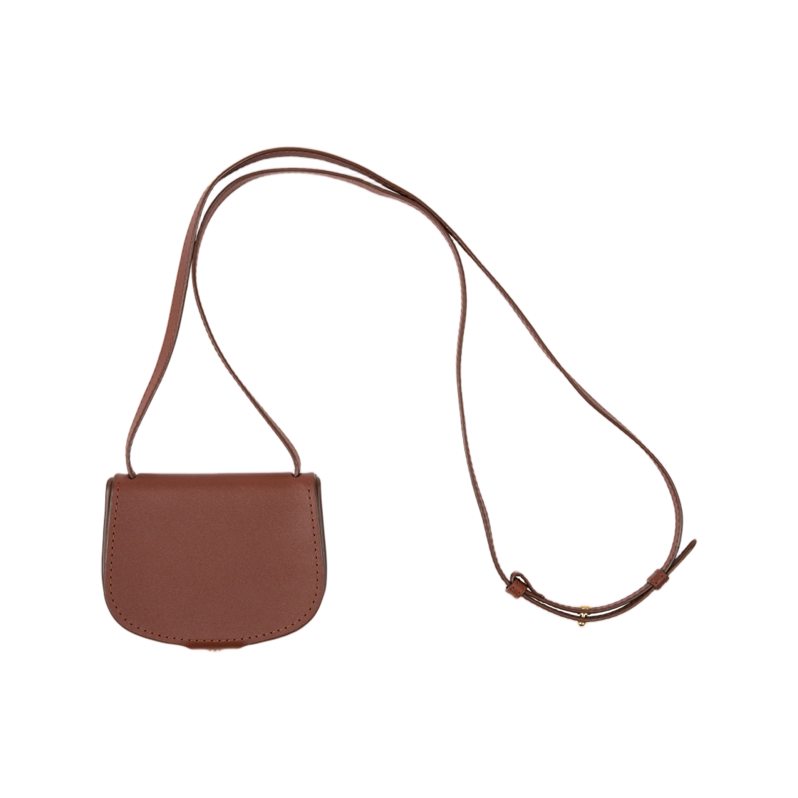 PXAWV-M63053-CAD A.P.C. Jo Strap Coin Purse Noisette