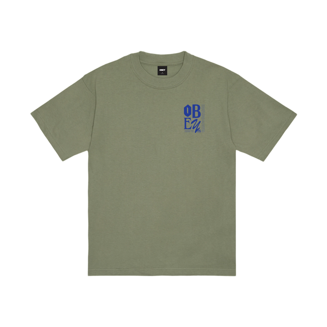 오베이 널리지 헤비웨이트 티셔츠 데저트 그린(Obey Knowledge Heavyweight T-Shirt Desert Green) - 2