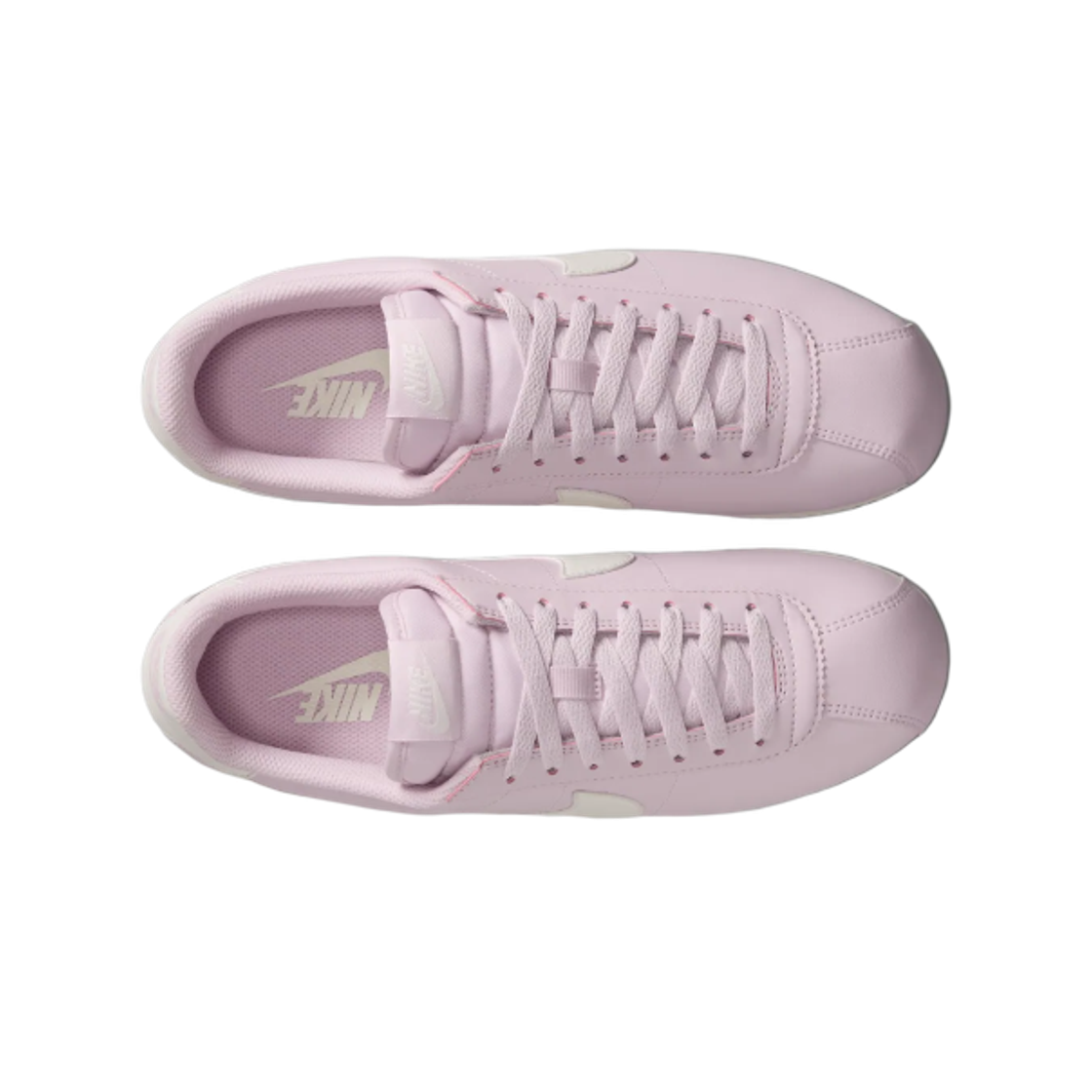 (W) 나이키 코르테즈 레더 블리치드 라일락 세일((W) Nike Cortez Leather Bleached Lilac Sail) - 2