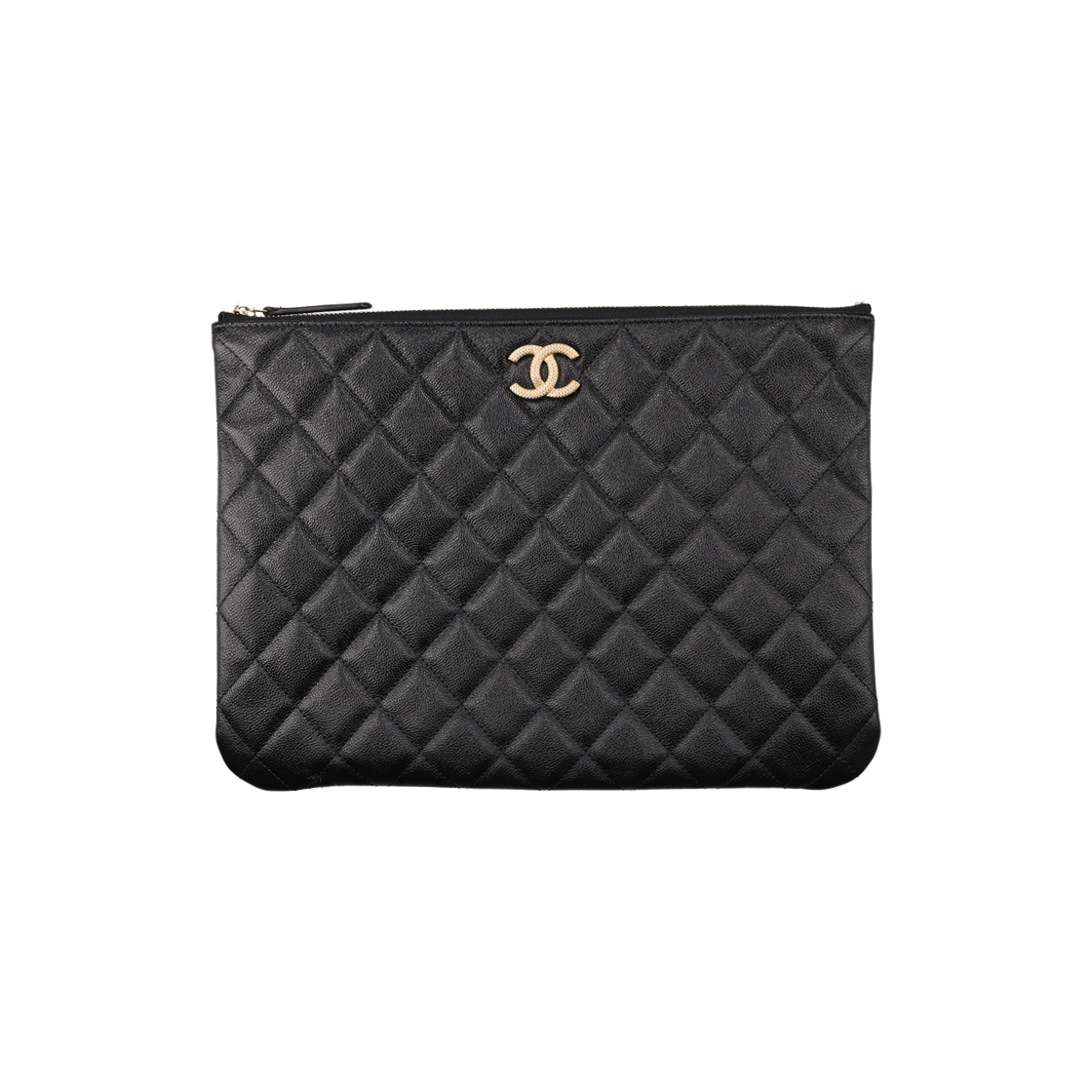 샤넬 AP2968 미디움 클러치 레더 블랙(Chanel AP2968 Medium Leather Clutch in Black)