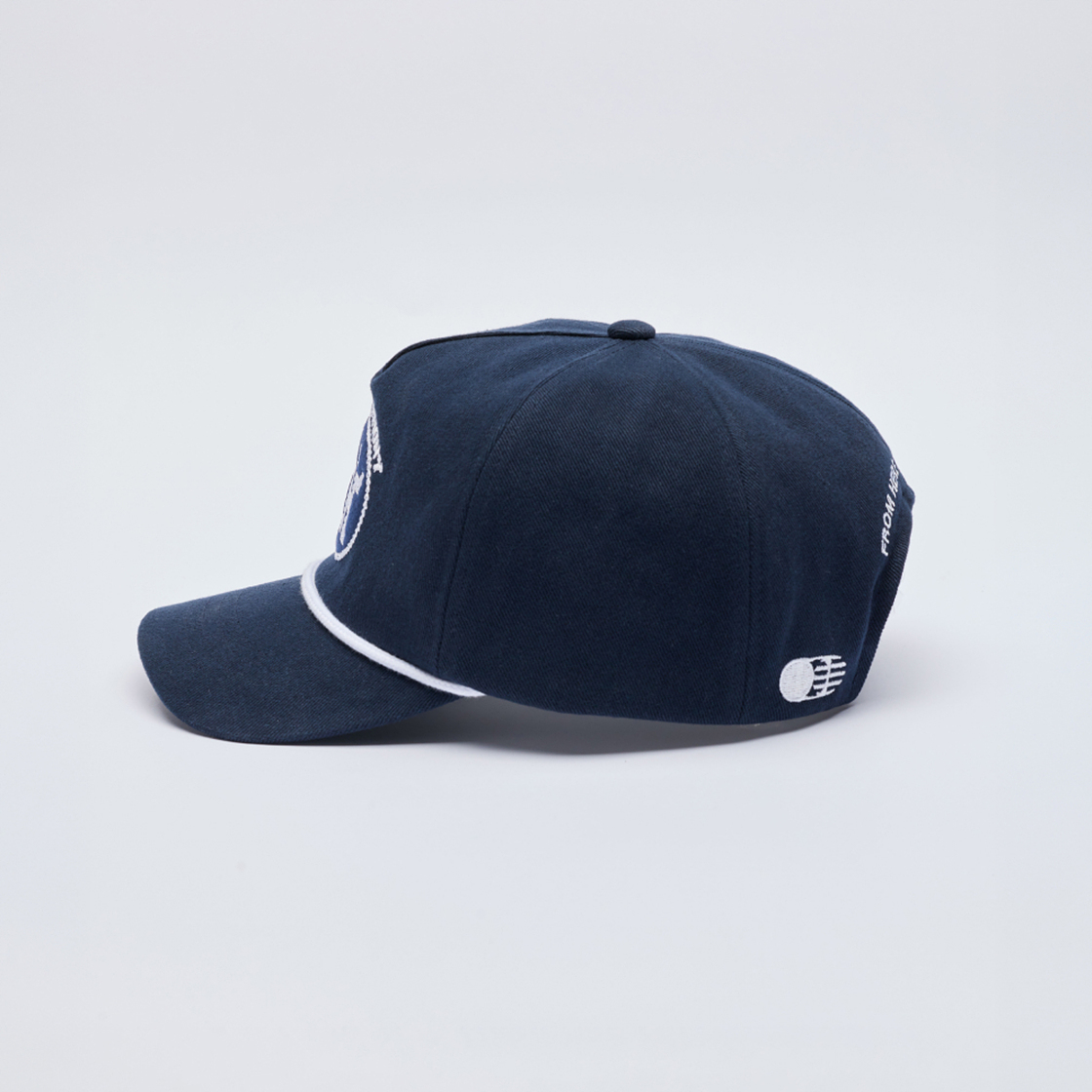 트래픽하모니 TH 사인 로고 로프 딥핏 볼캡 네이비(Traffic Harmony TH Sign Logo Rope Deep Fit Ball Cap Navy) - 6