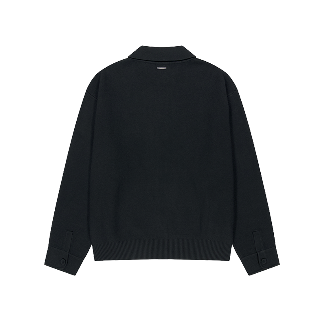 지오송지오 셈블런스 카라 가디건 블랙 ZI5KT805BK(ZIOSONGZIO SEMBLANCE Collared Cardigan Black) - 2
