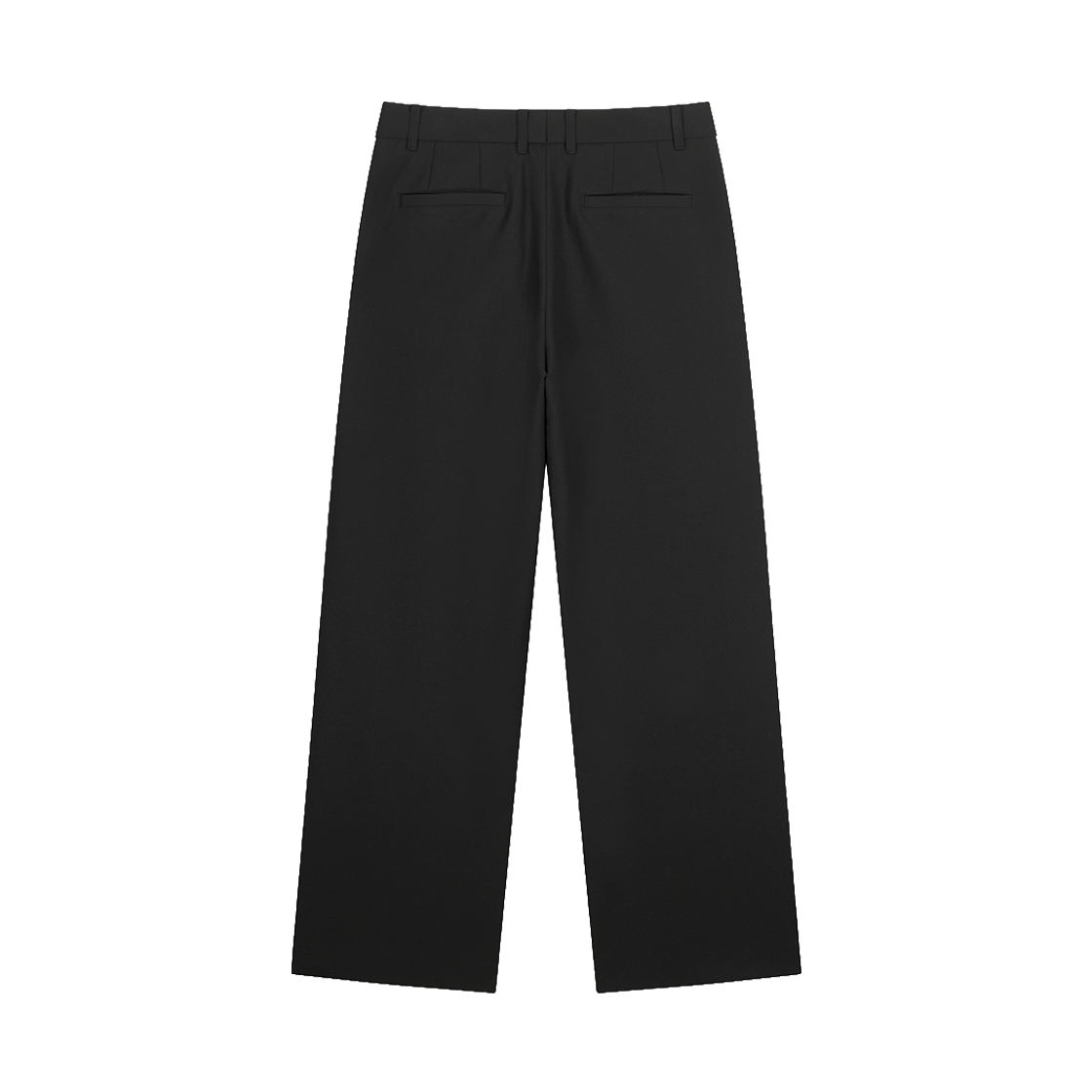 지오송지오 타임리스 와이드 투턱 팬츠 블랙 ZI5PT595BK(ZIOSONGZIO Timeless Wide Two Tuck Pants Black) - 2