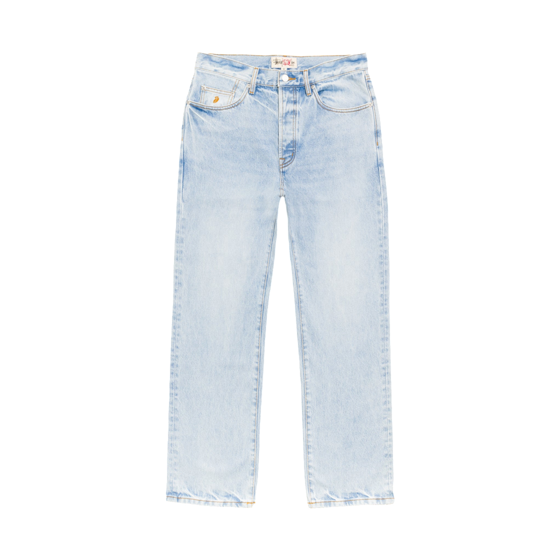 116763 Stussy Slim Jean Denim Light Wash Indigo