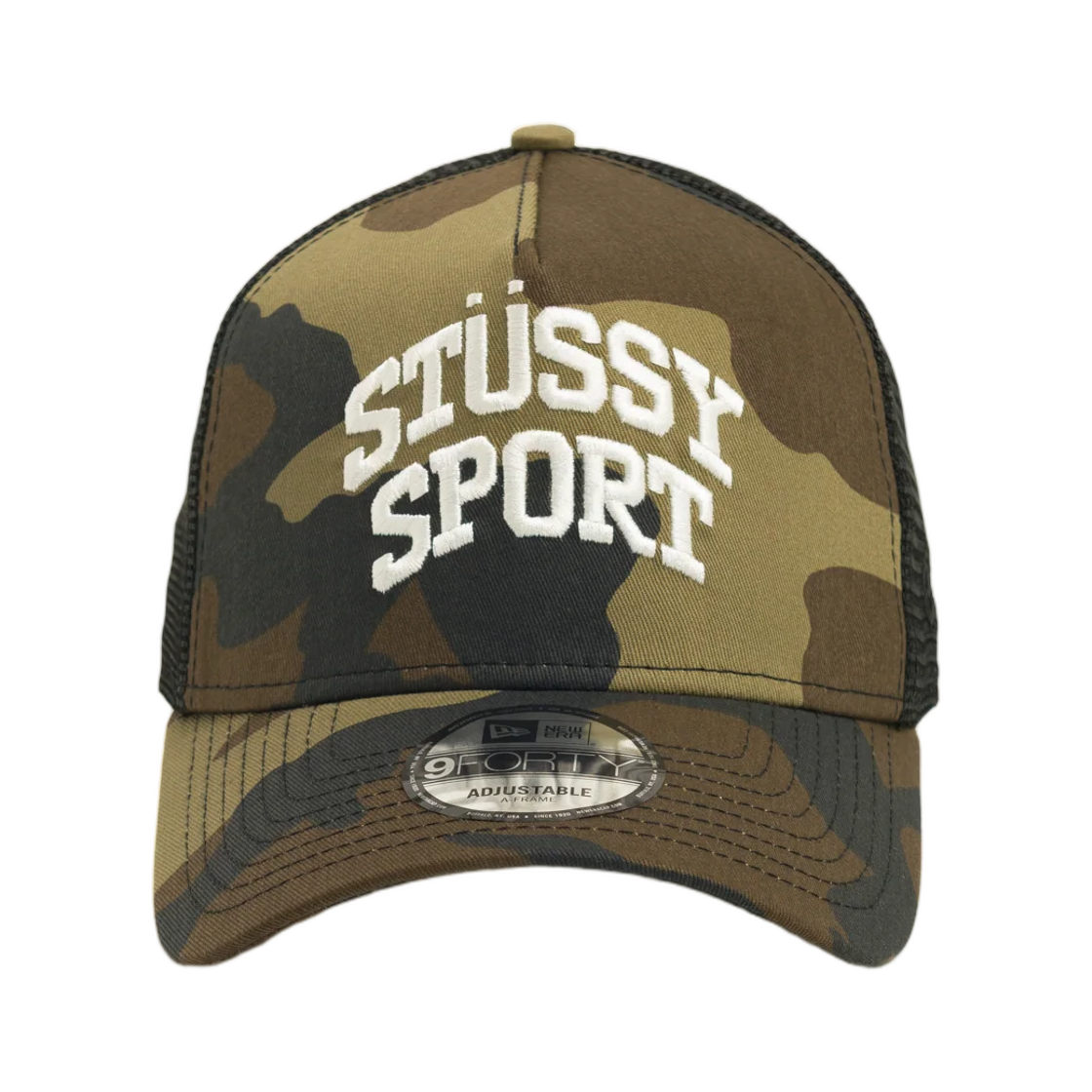 1311247 Stussy New Era 9Forty Sport Trucker Camo