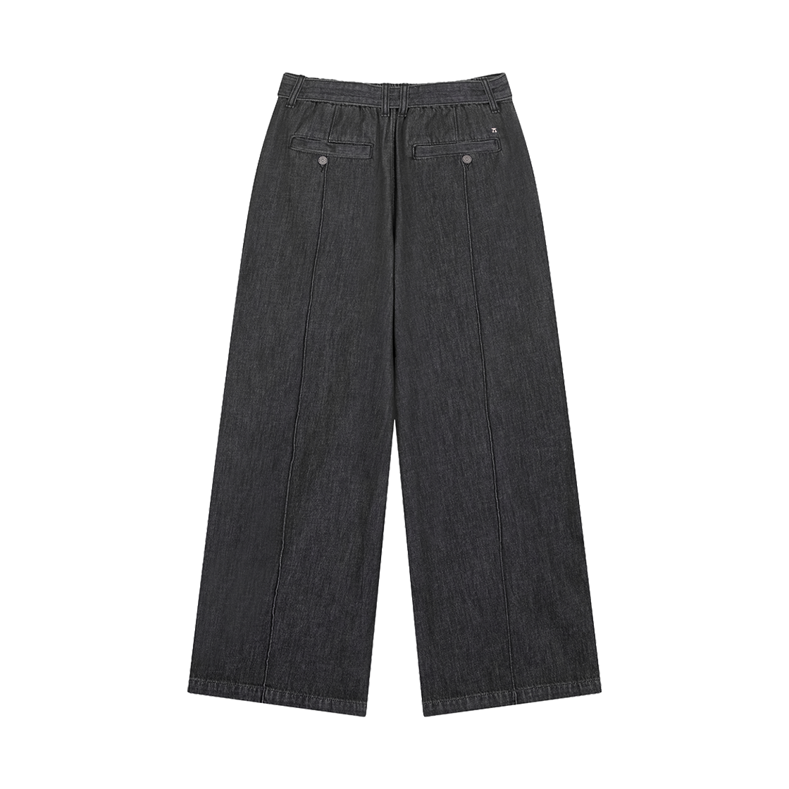 지오송지오 벨티드 핀턱 데님 팬츠 그레이 ZI5PT532GY(ZIOSONGZIO Belted Pintuck Denim Pants Grey) - 2