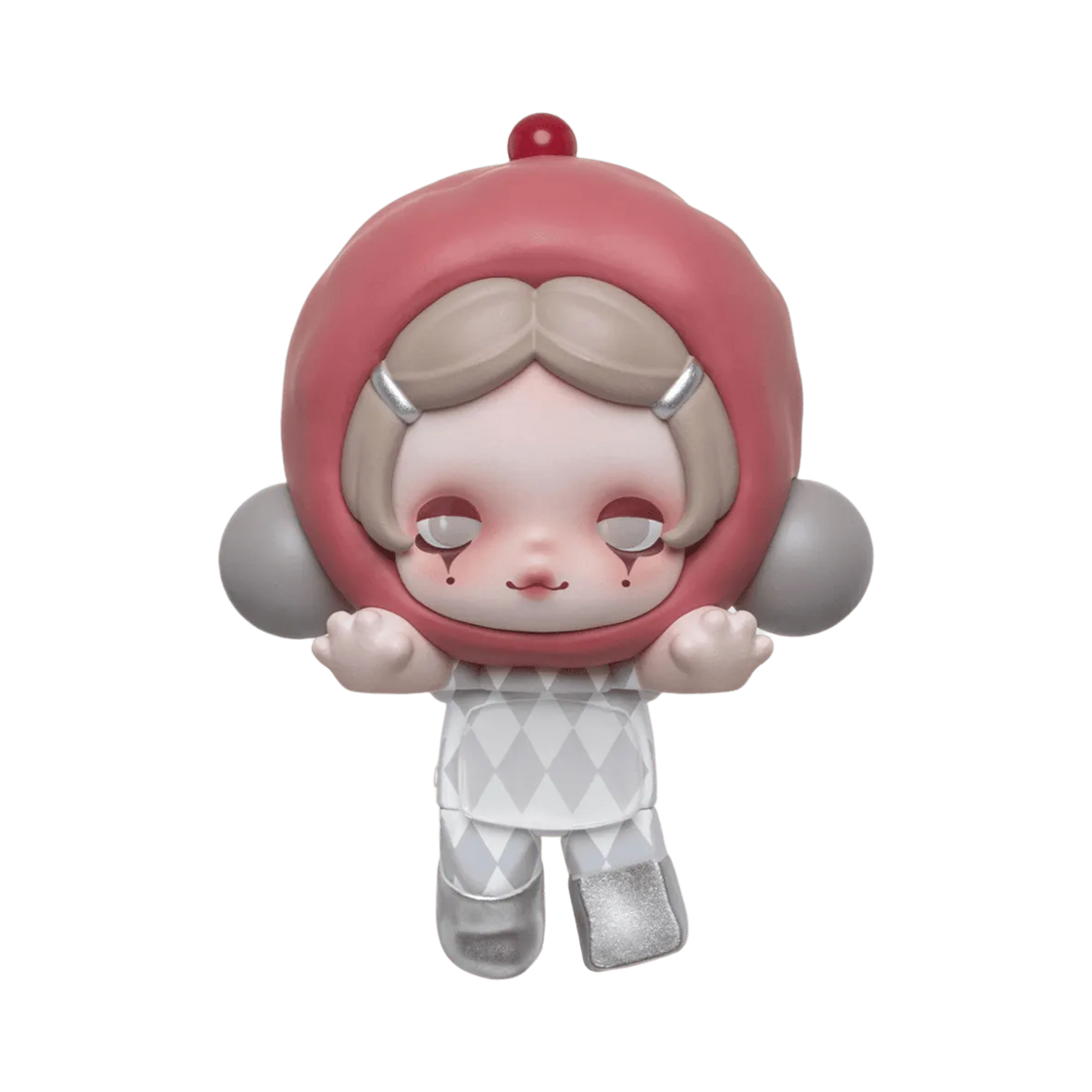 - Pop Mart Pop Attach Skullpanda Off Mode Series Mask Off (Opened Case)