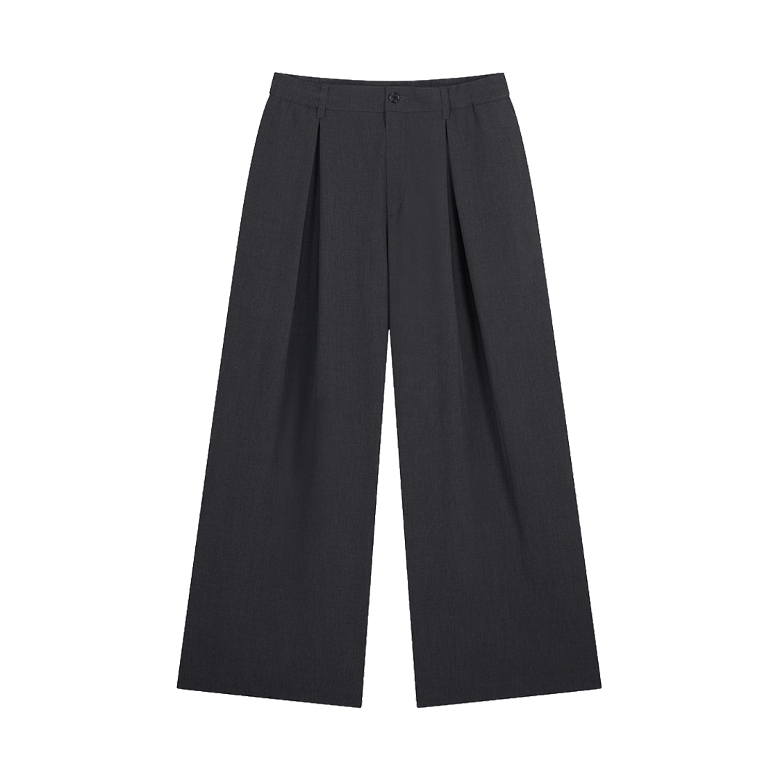 지오송지오 볼륨 와이드 팬츠 차콜 ZI5PT513CH(ZIOSONGZIO Volume Wide Pants Charcoal)