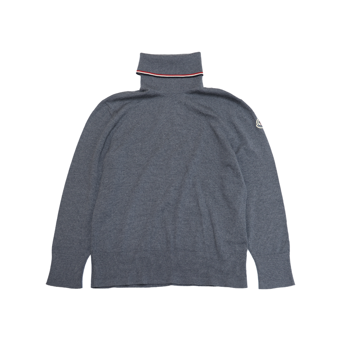 몽클레어 터틀넥 니트 버진 울 그레이(Moncler Turtleneck Knit in Virgin Wool Gray)