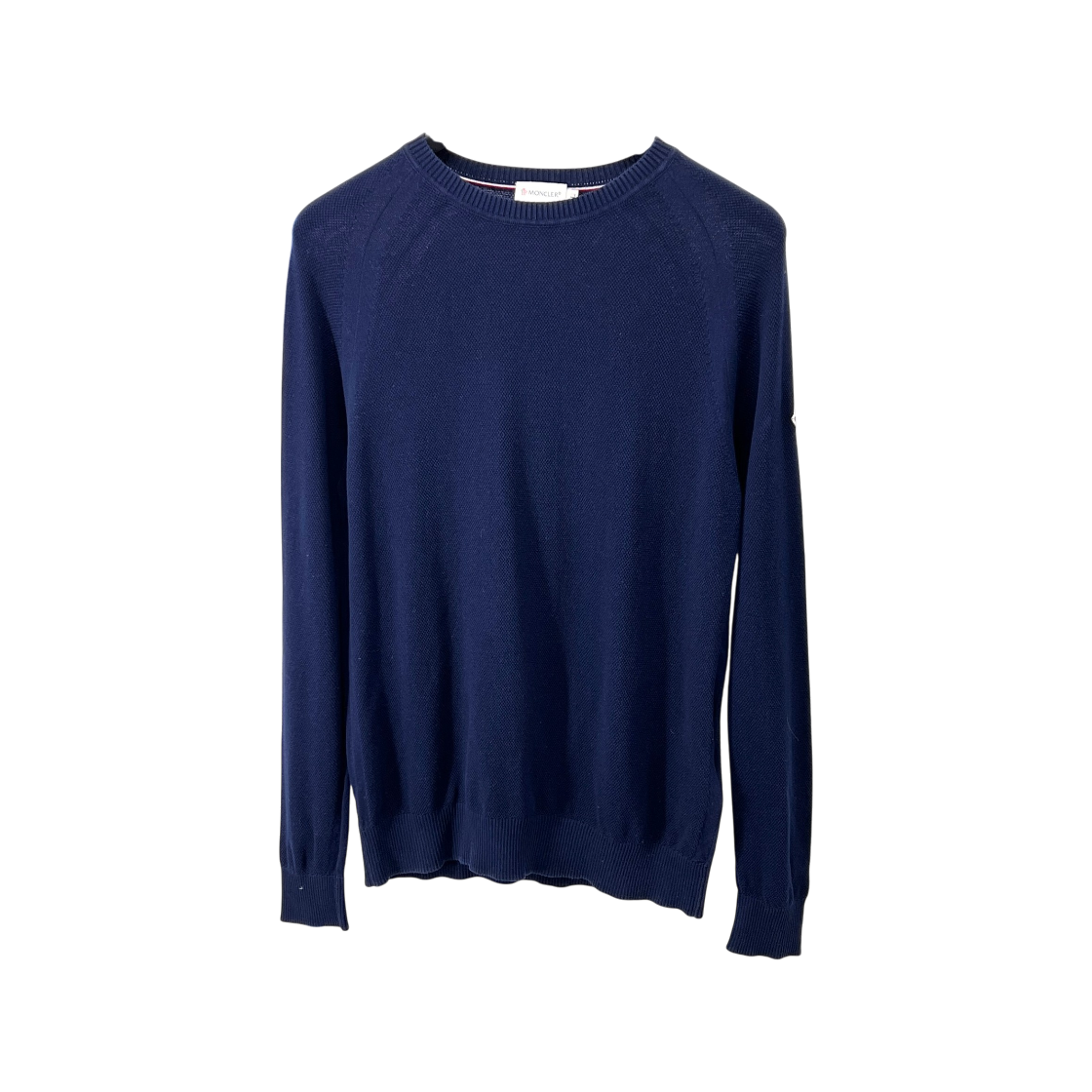 ITPHE4VAUFM9 Moncler Long Sleeve Knit Navy