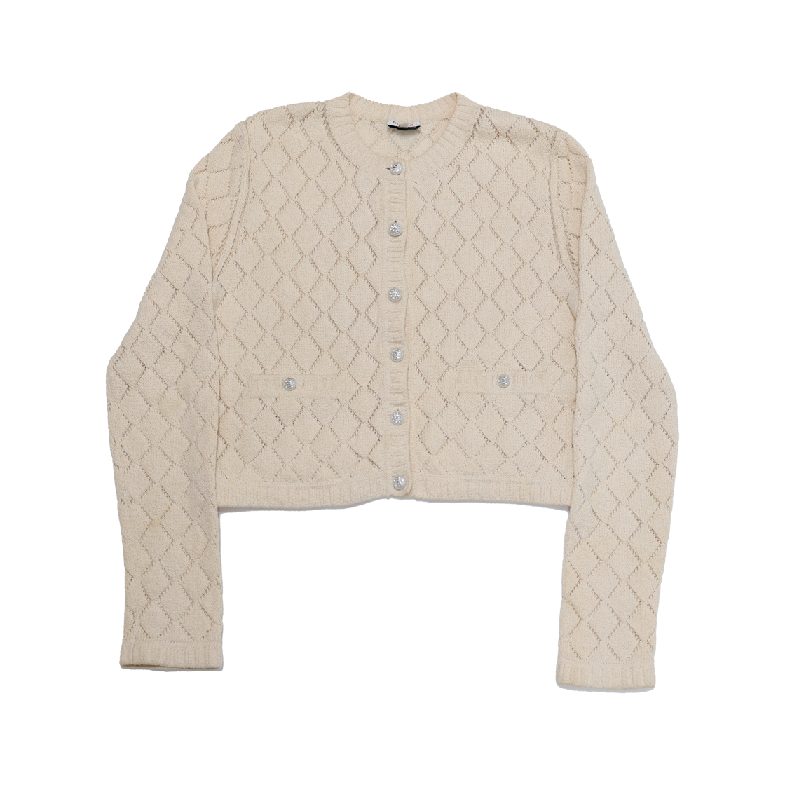 IT8CRA5927PR Chanel P75071 CC Logo Cardigan