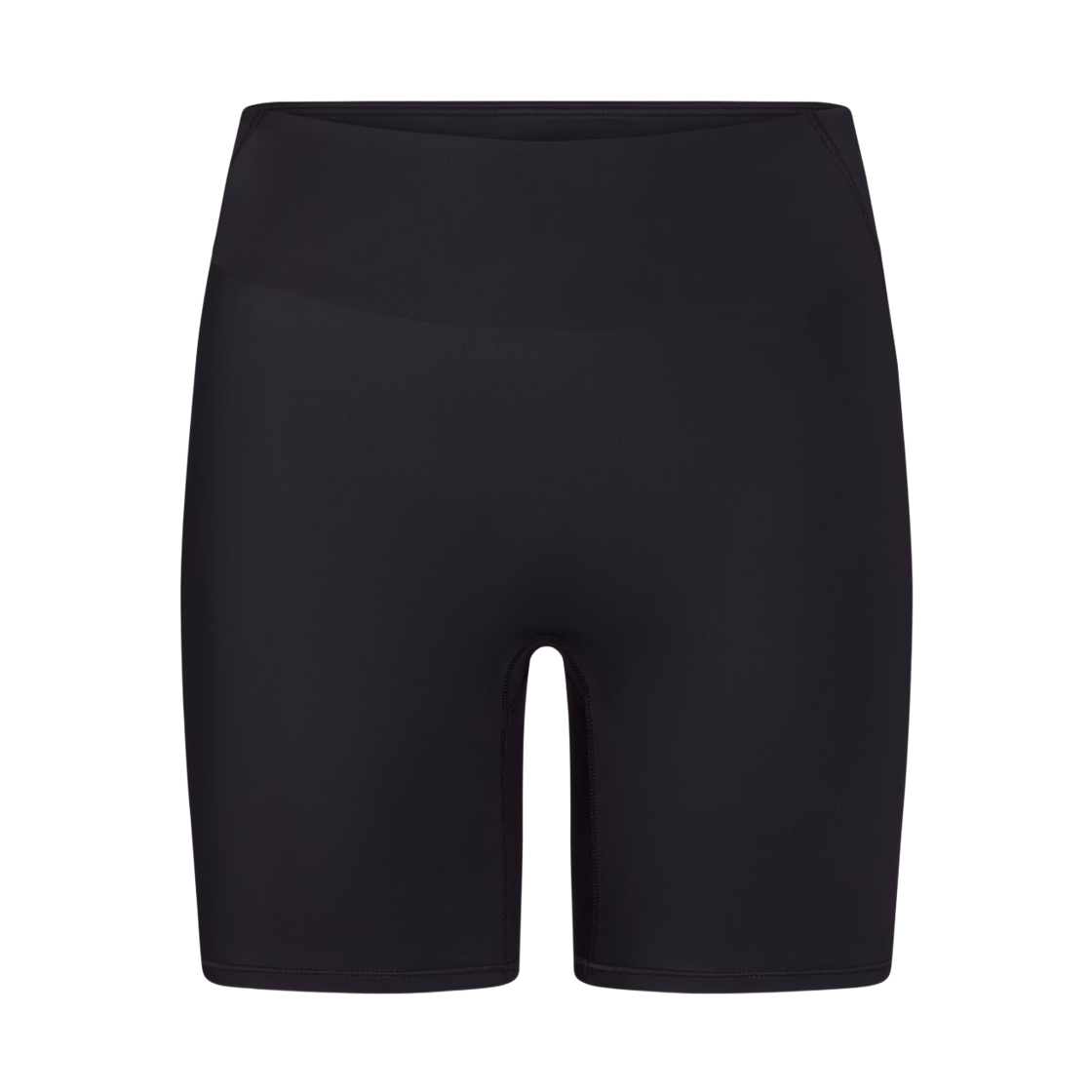 IR5077-054 (W) NikeSKIMS Satin Shine High Waisted 5-Inch Biker Shorts Obsidian