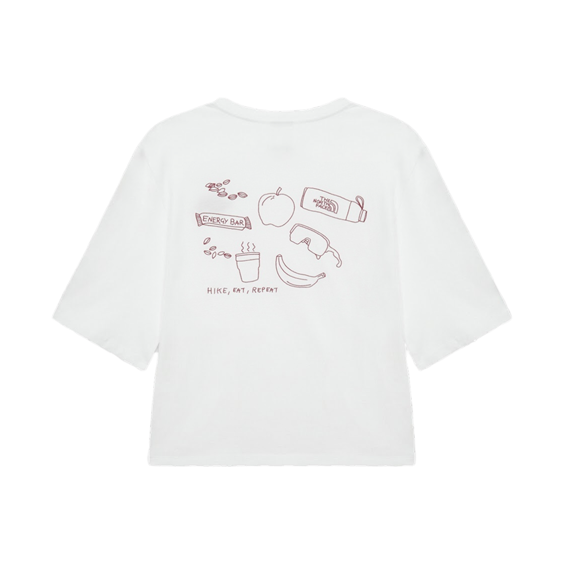 NT7US82A (W) The North Face W Hike Picnic Boxy S/S T-Shirt Graphic Off White - 26S/S