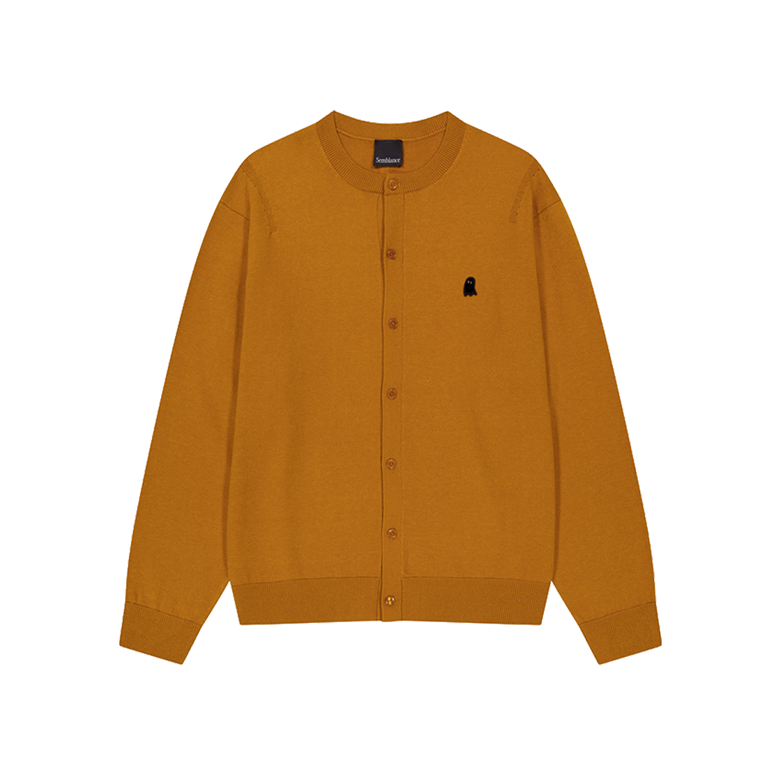 지오송지오 셈블런스 카라리스 가디건 머스타드 ZI5KT808MU(ZIOSONGZIO SEMBLANCE Collarless Cardigan Mustard)
