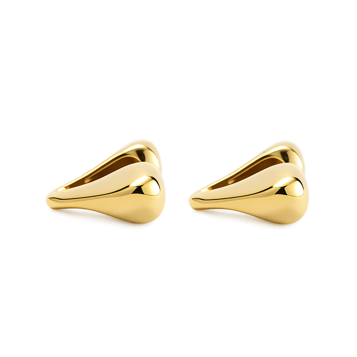 휴스타드 264 트윈 하트 골드 이어링(HUSTAD 264 Twin Heart Gold Earring) - 2