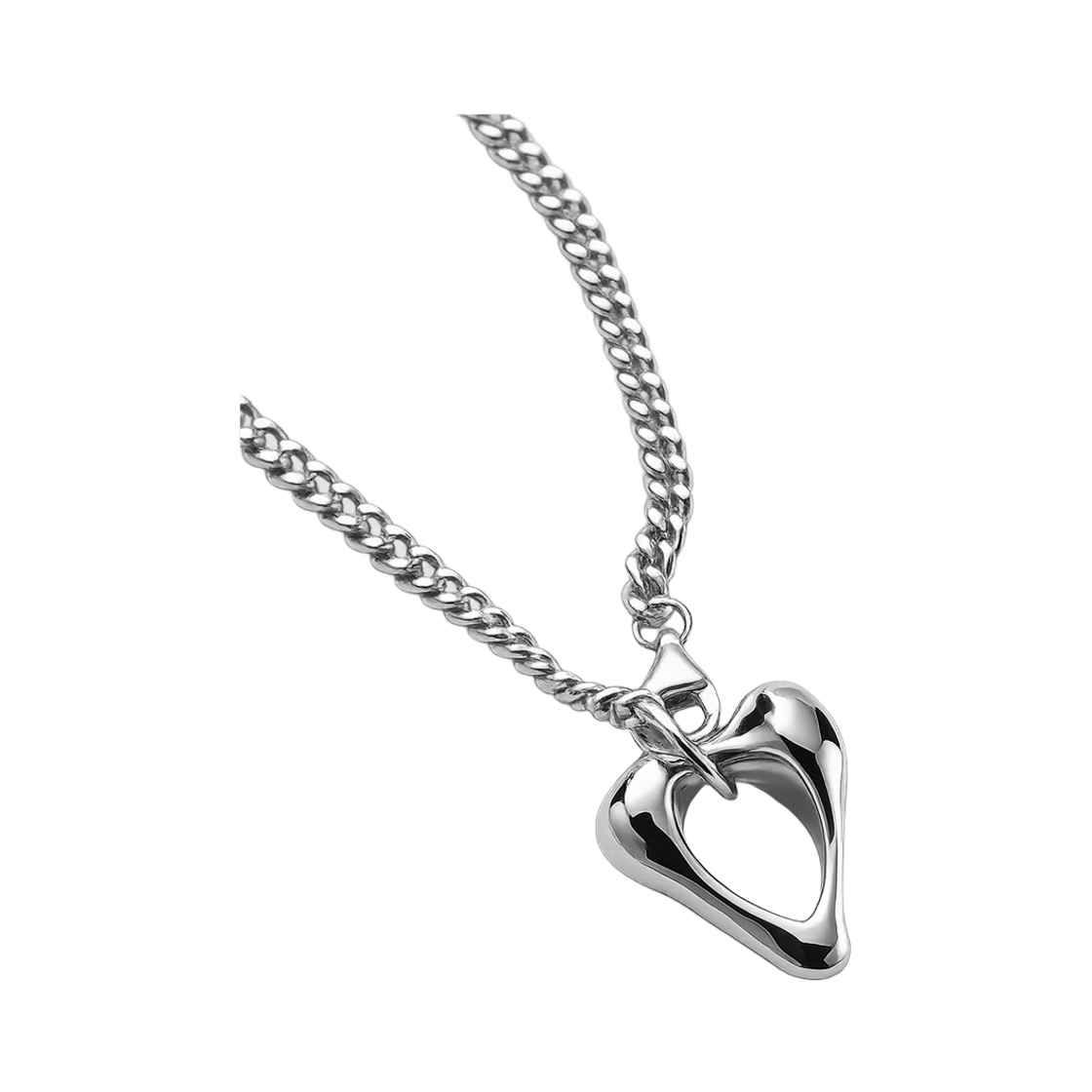 휴스타드 하트 실버 브레이슬렛 _ 925 스털링 실버 하트 팔찌(HUSTAD Heart Silver Bracelet_ 925 Sterling silver) - 3