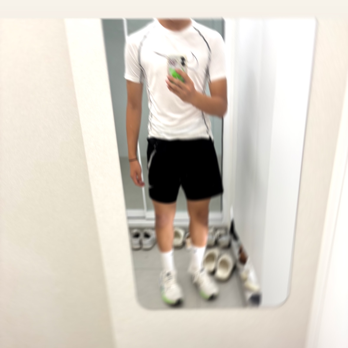 Nike Pro Dri-Fit Tight Fit Short Sleeve Top White - Asia, Nike Air Zoom Pegasus 40 Platinum Tint White 착용 스타일