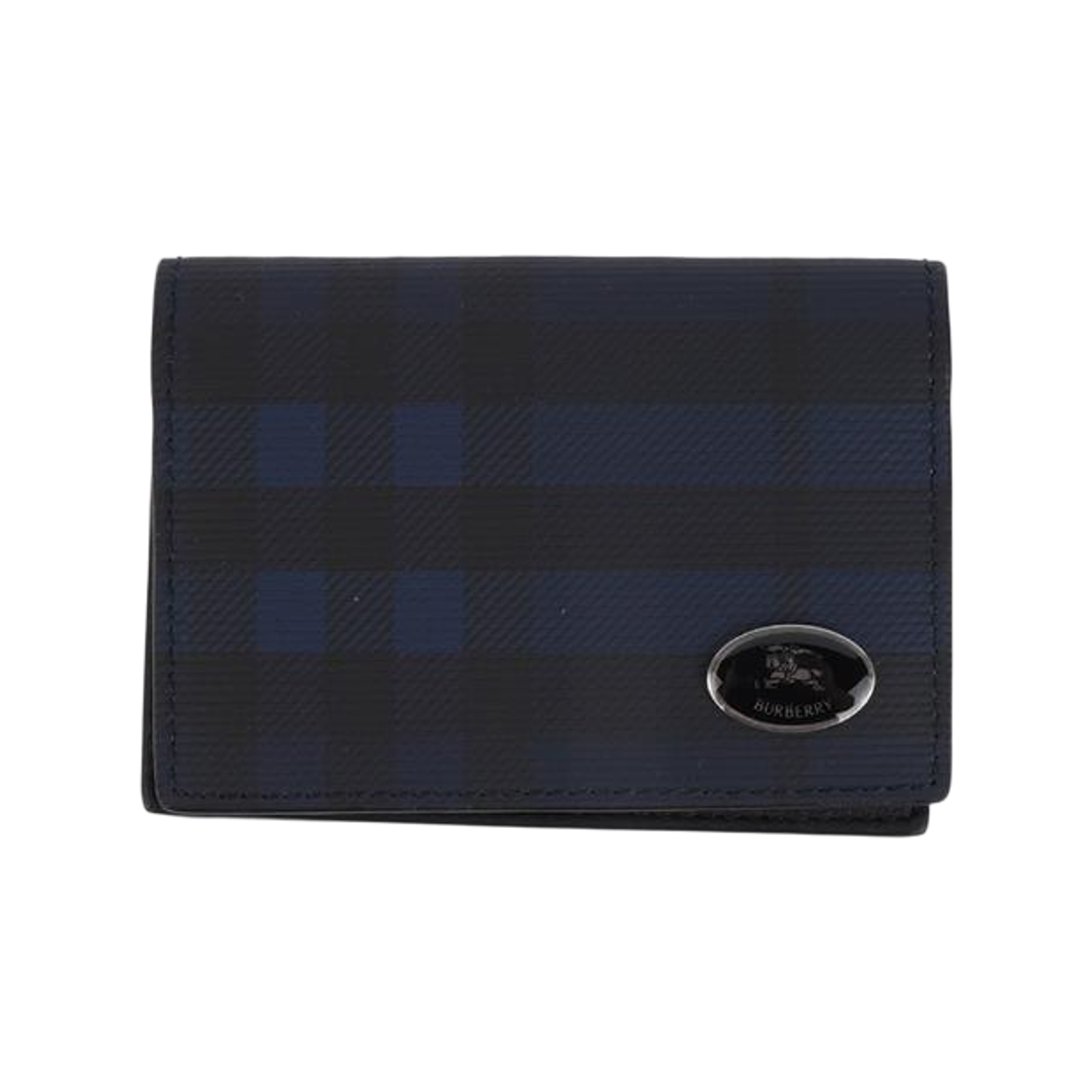 8115779 [25% 쿠폰] Burberry Check Bifold Card Case Navy