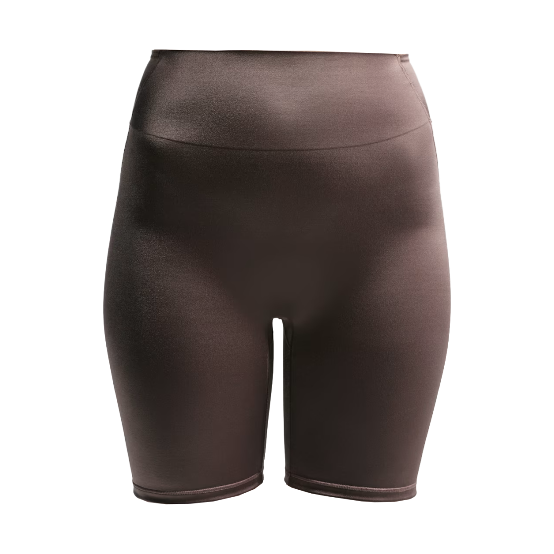 IR8689-241 (W) NikeSKIMS Satin Shine Mid Rise 7-Inch Bonded Biker Shorts Resin