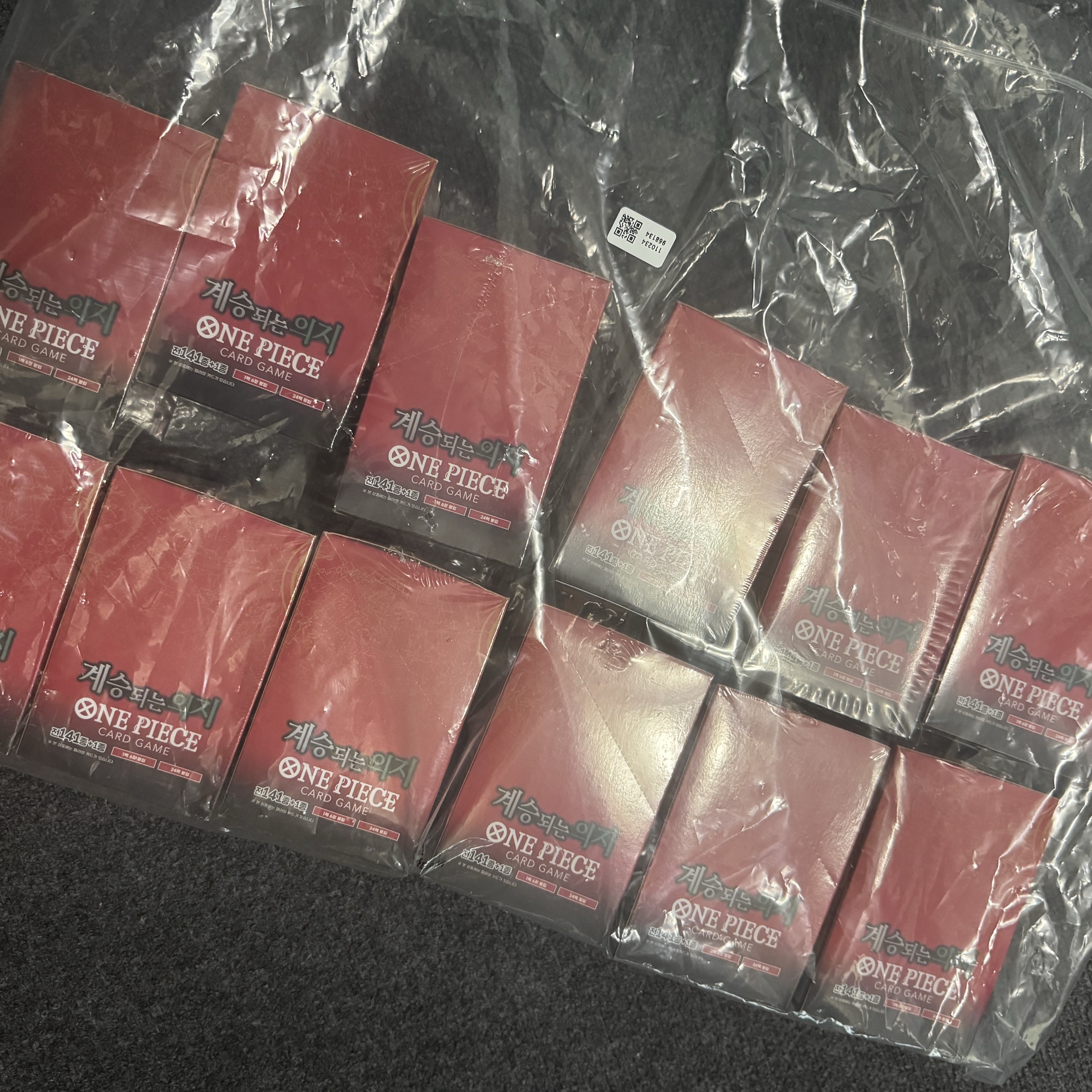 One Piece TCG OPK-13 Booster Pack Carrying on His Will 12 Boxes (Pack of 288/Korean Ver.) 착용 스타일 - 2