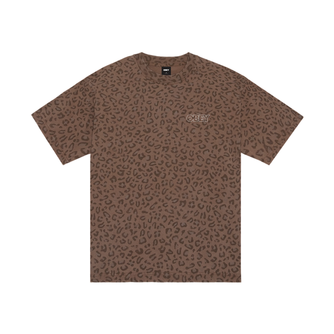 오베이 트래블 헤비웨이트 티셔츠 레오파드 카모(Obey Treble Heavyweight T-Shirt Leopard Camo) - 2