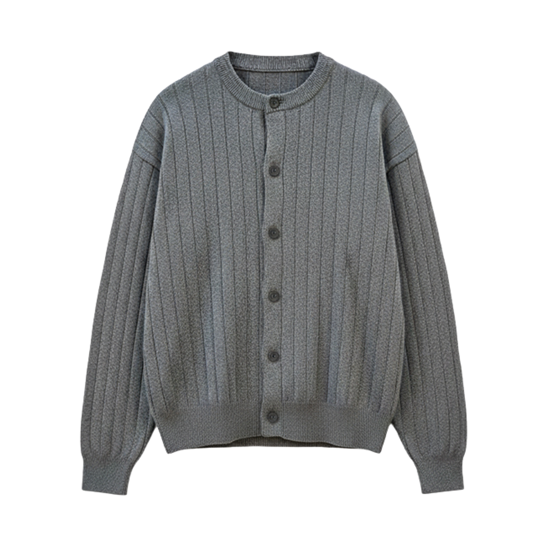 지크립 소프트 립 크롭 니트 가디건 그레이(GCLIP Soft Lip Crop Knit Cardigan Gray)