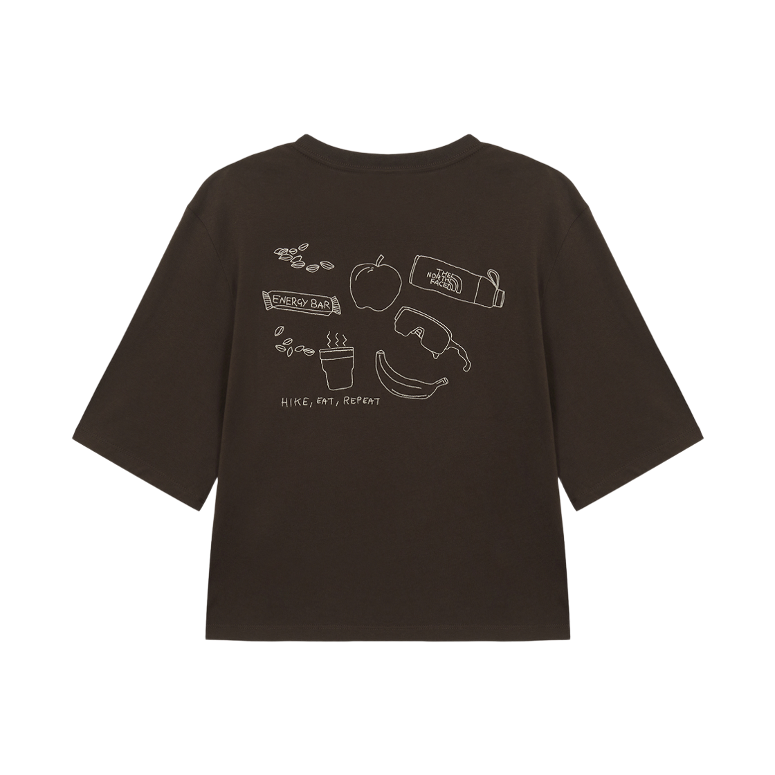 NT7US82B (W) The North Face W Hike Picnic Boxy S/S T-Shirt Graphic Black Coffee - 26S/S