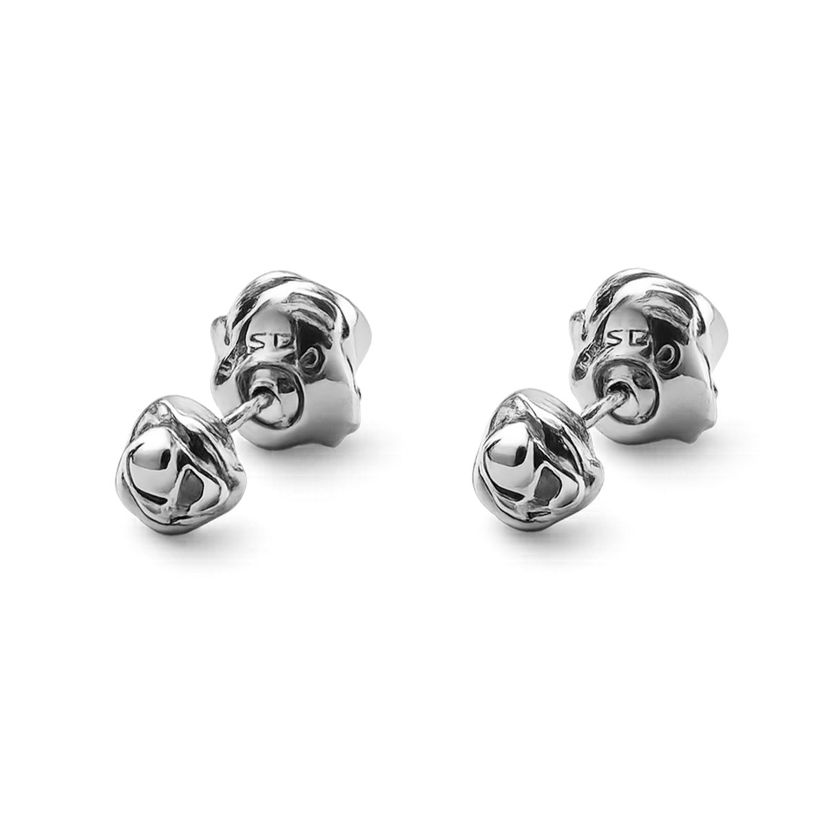 휴스타드 259 로즈 실버 커플 이어링(HUSTAD 259 Rose Silver Couple Earring) - 3