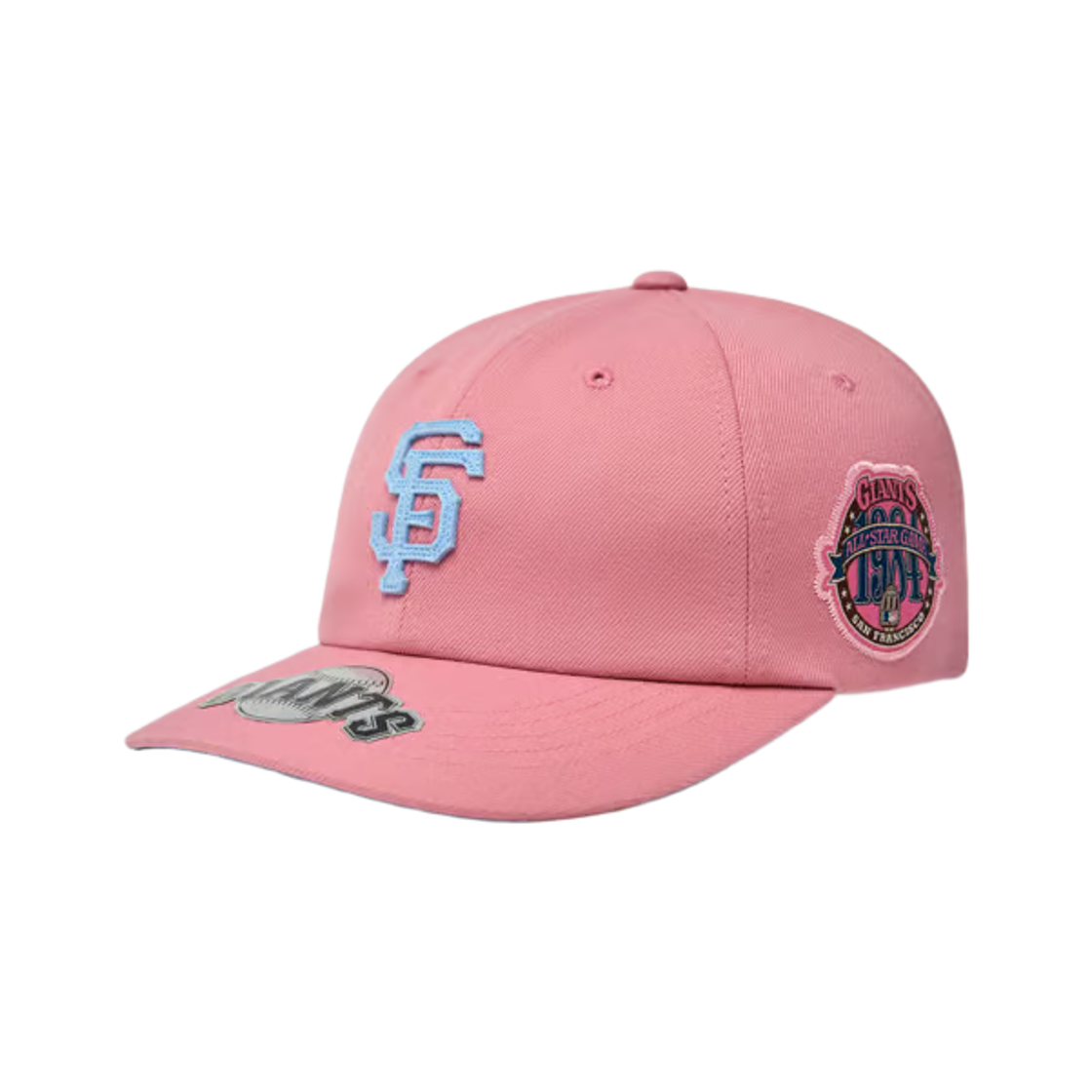 3ACPB296N-14PKS MLB Signature Patch Unstructured Ball Cap San Francisco Giants Pink