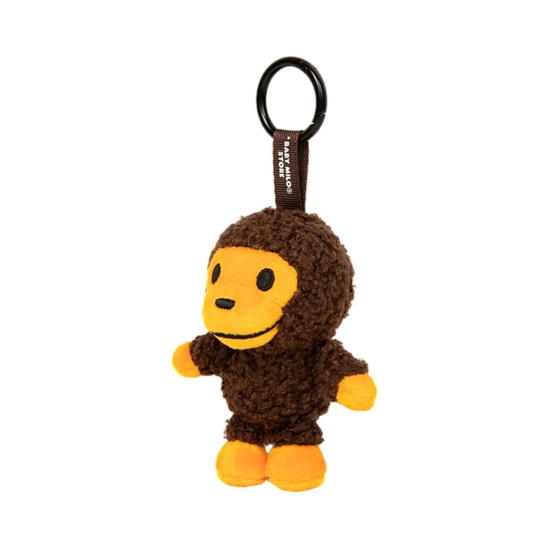 베이프 베이비 마일로 퍼 플러시 인형 키체인 10cm 브라운(BAPE Baby Milo Fur Plush Doll Keychain 10cm Brown) - 2
