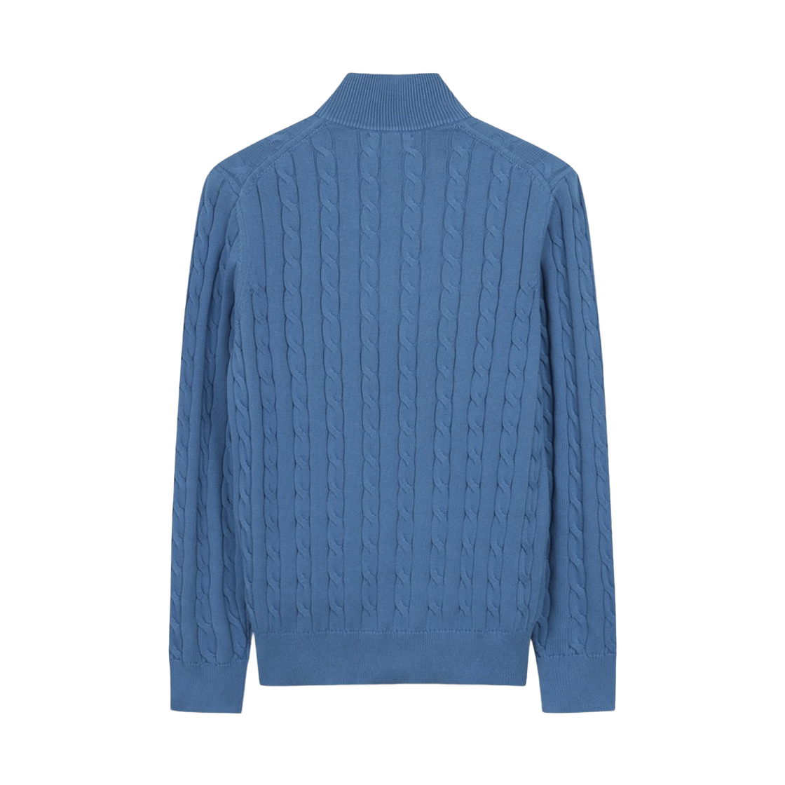 브룩스브라더스 케이블 반집업 스웨터 블루(BrooksBrothers Cable Half Zip Sweater Blue) - 2