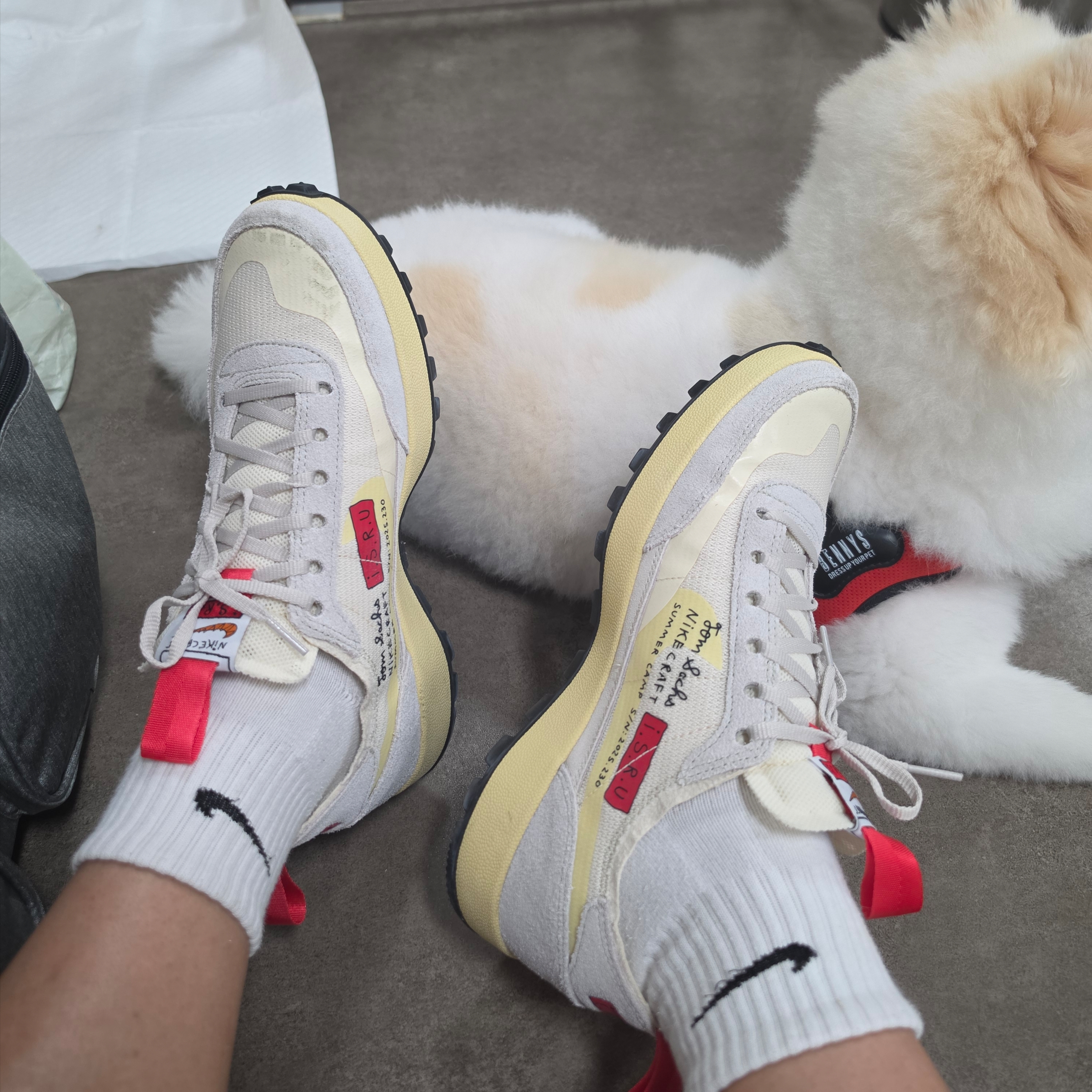 Nike x Tom Sachs General Purpose Shoe Grey Yellow 착용 스타일