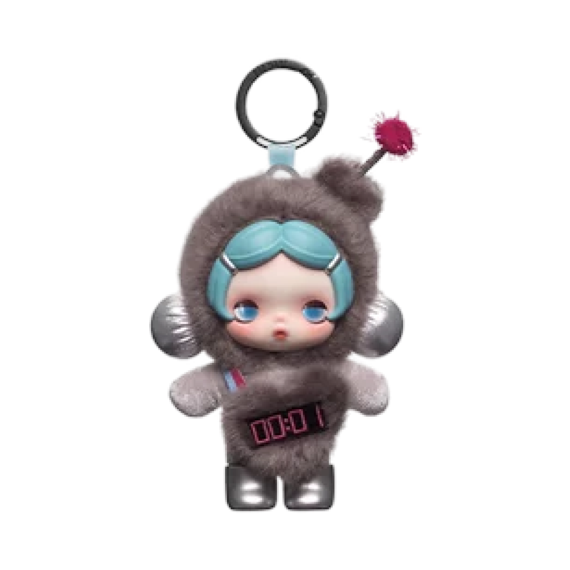 - Pop Mart Skullpanda Off Mode Series Plush Doll Pendant Slow Down (Opened Case)