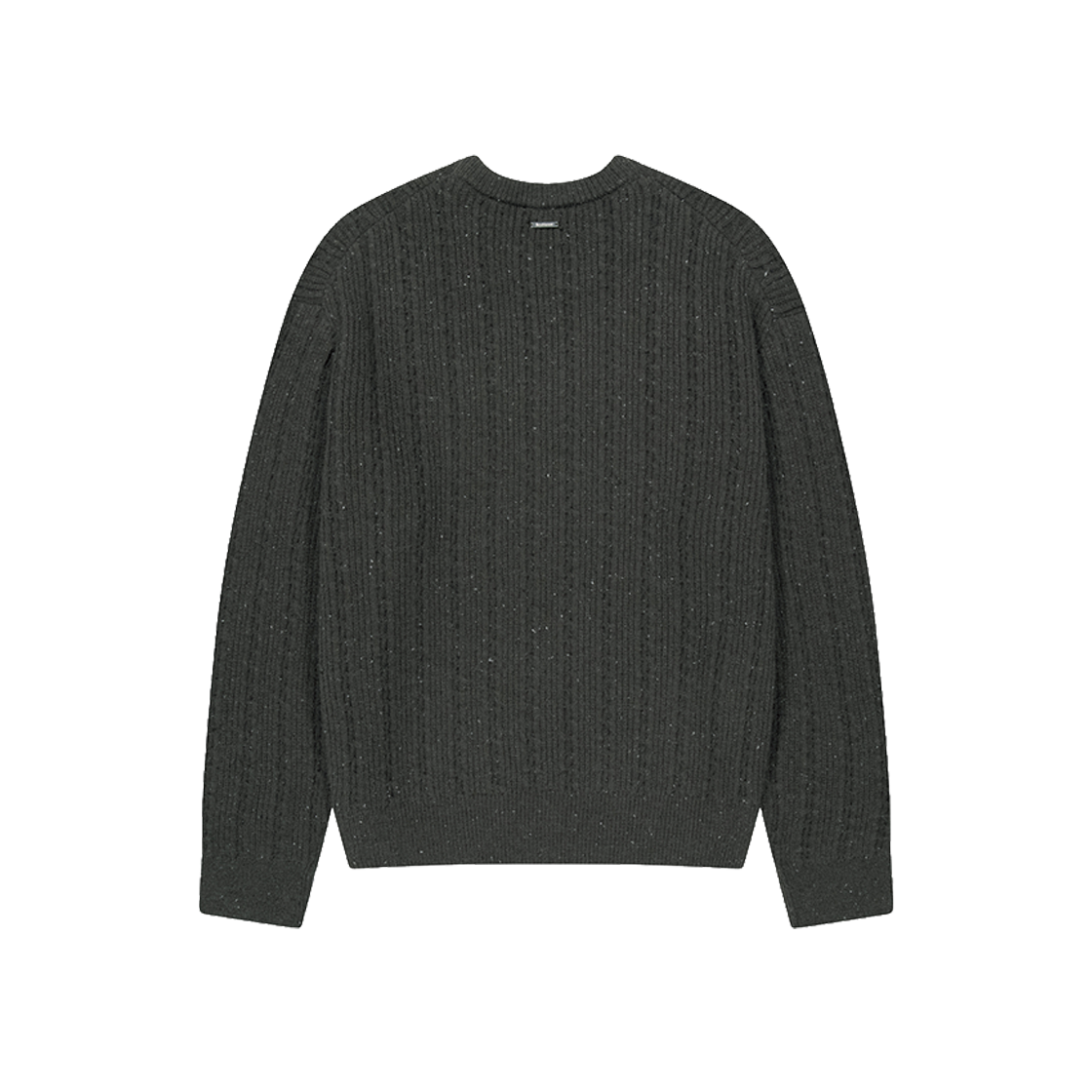 지오송지오 셈블런스 케이블 크루넥 니트 다크그레이 ZI5KT830DG(ZIOSONGZIO SEMBLANCE Cable Crewneck Knit Dark Grey) - 2