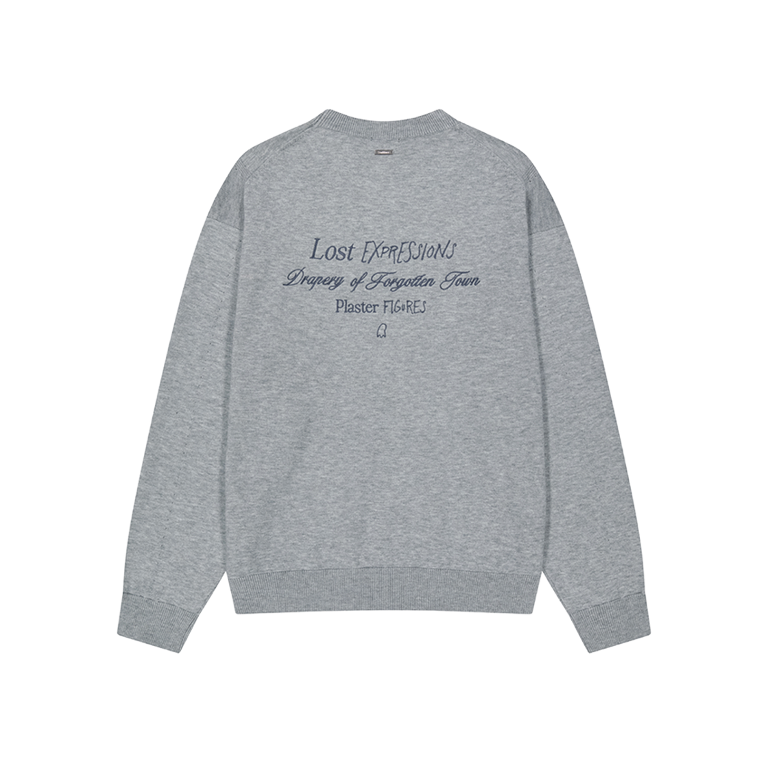 지오송지오 셈블런스 포에트리 텍스처드 크루넥 니트 그레이 ZI5KT825GY(ZIOSONGZIO SEMBLANCE Poetry Textured Crewneck Knit Grey) - 2