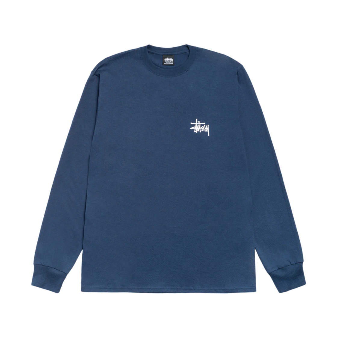 스투시 베이직 스투시 롱슬리브 티셔츠 네이비 2026(Stussy Basic Stussy LS T-Shirt Navy 2026) - 2