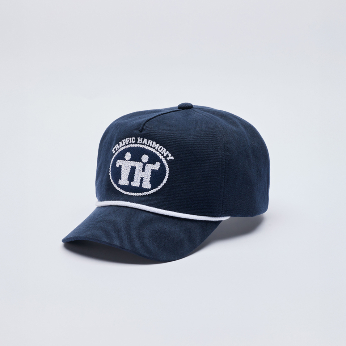 트래픽하모니 TH 사인 로고 로프 딥핏 볼캡 네이비(Traffic Harmony TH Sign Logo Rope Deep Fit Ball Cap Navy) - 5