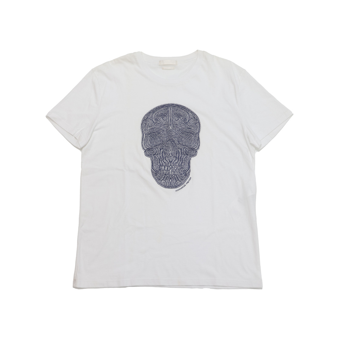 알렉산더맥퀸 417412 스컬 티셔츠 코튼 화이트(Alexander McQueen Skull T Shirt Cotton White)