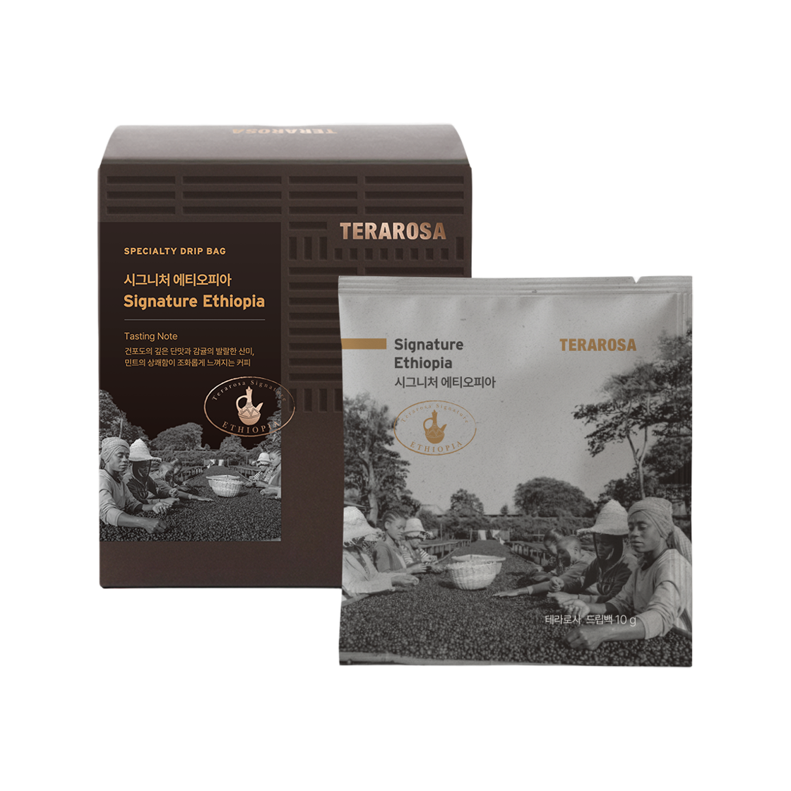 테라로사 에티오피아 드립백 세트 10개입(TERAROSA Ethiopia Drip Bag Gift Set)
