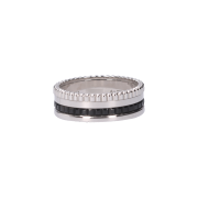 Boucheron Quattro Black Edition Small Ring 18K White Gold Black PVD