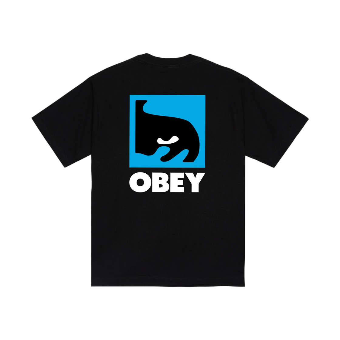 168024462 Obey Quarter Eye Icon Heavyweight T-Shirt Black