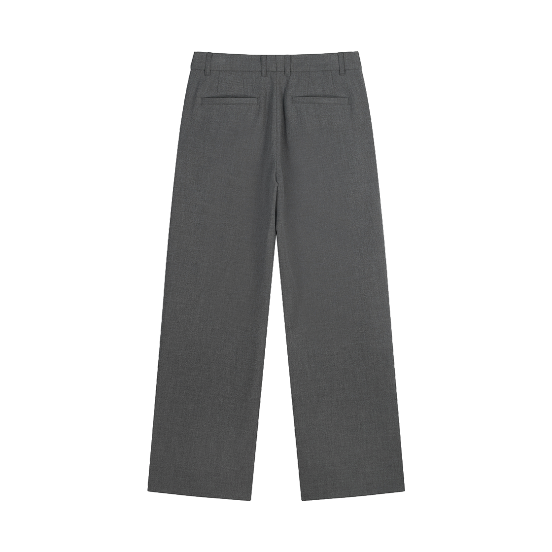 지오송지오 타임리스 와이드 투턱 팬츠 그레이 ZI5PT596GY(ZIOSONGZIO Timeless Wide Two Tuck Pants Grey) - 2