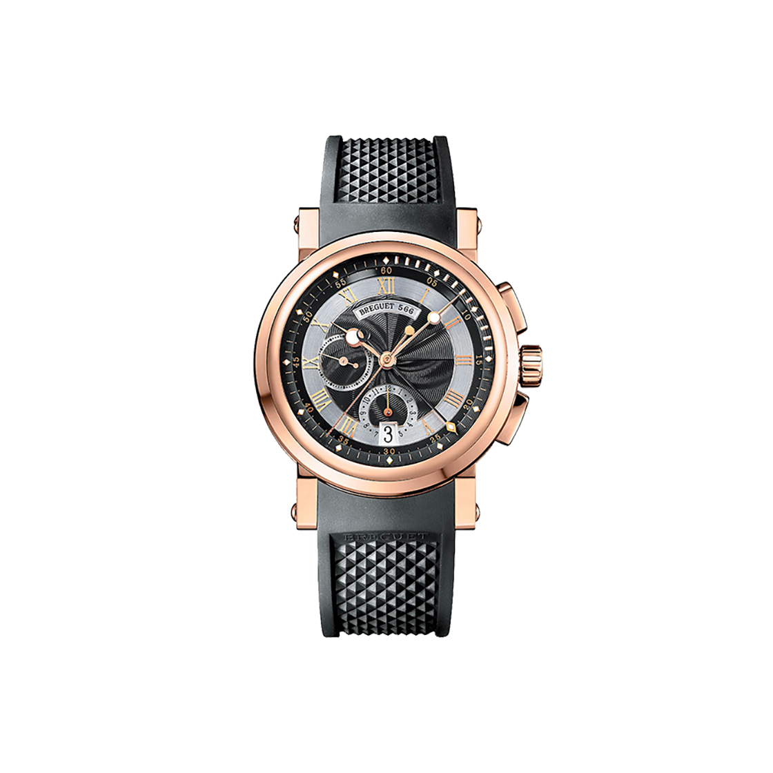 IT7OT6Q2KQNK Breguet Marine Chronograph 42-5827BR Black Roman No. 8246